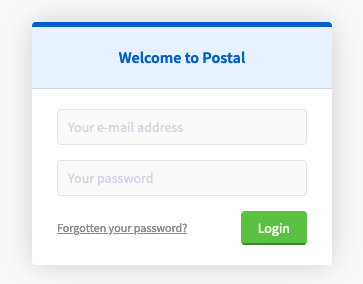 The Postal Login Page The Postal Login Page