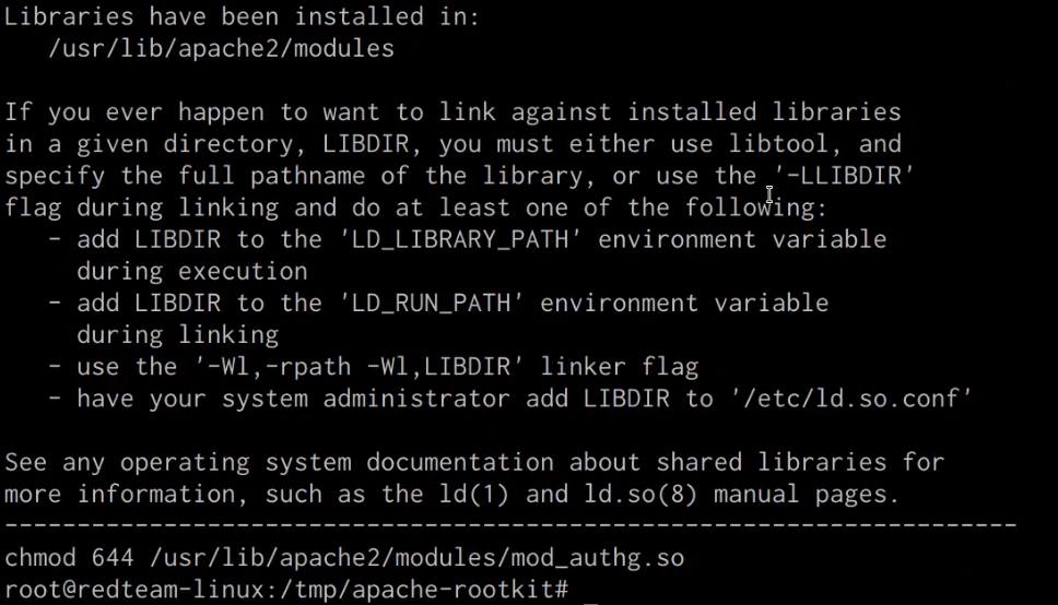 apxs output apxs output